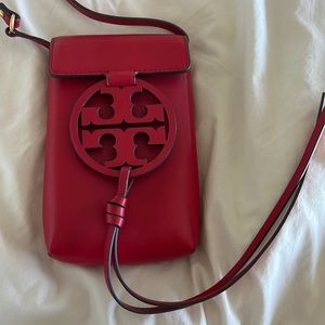 Red Tory Burch Miller bag